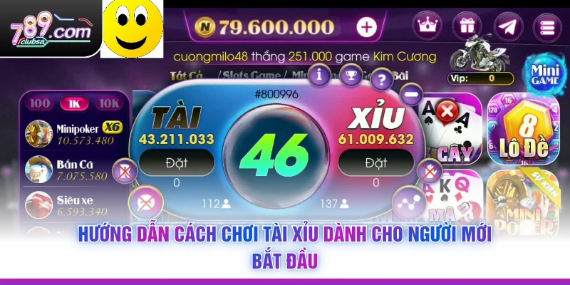 Hướng dẫn Cách Chơi Tài Xỉu dành cho người mới bắt đầu