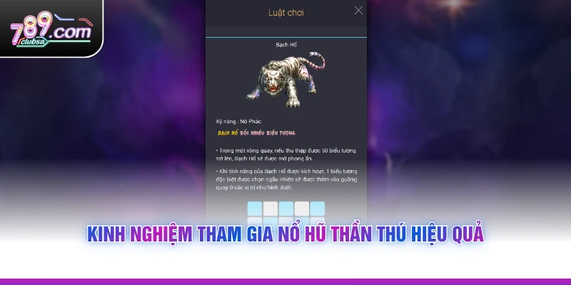 Kinh nghiệm tham gia Nổ Hũ Thần Thú hiệu quả