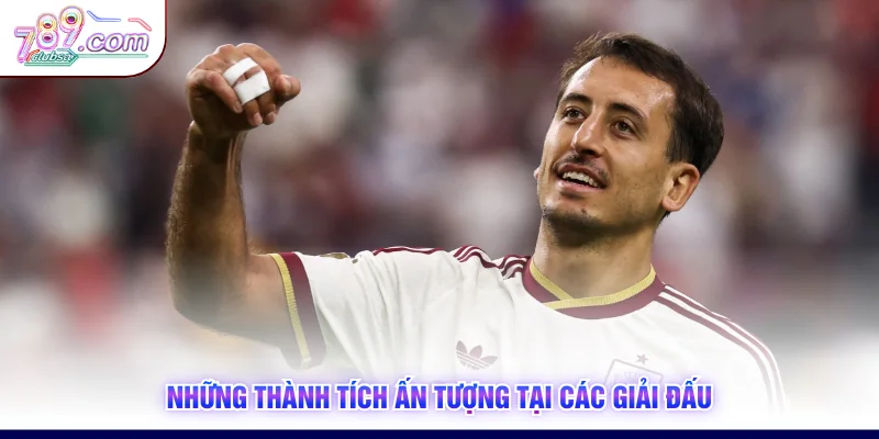Những thành tích ấn tượng tại các giải đấu